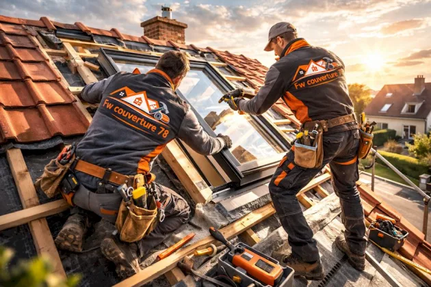 Pose technique de tuiles Caudrot – Rénovation 33